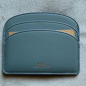 A.P.C. Slate Blue Card Holder